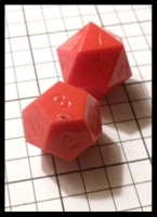 Dice : Dice - DM Collection - Windmill Opaque Red - Ebay Sept 2012
